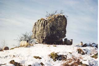 Hanging scar Rock